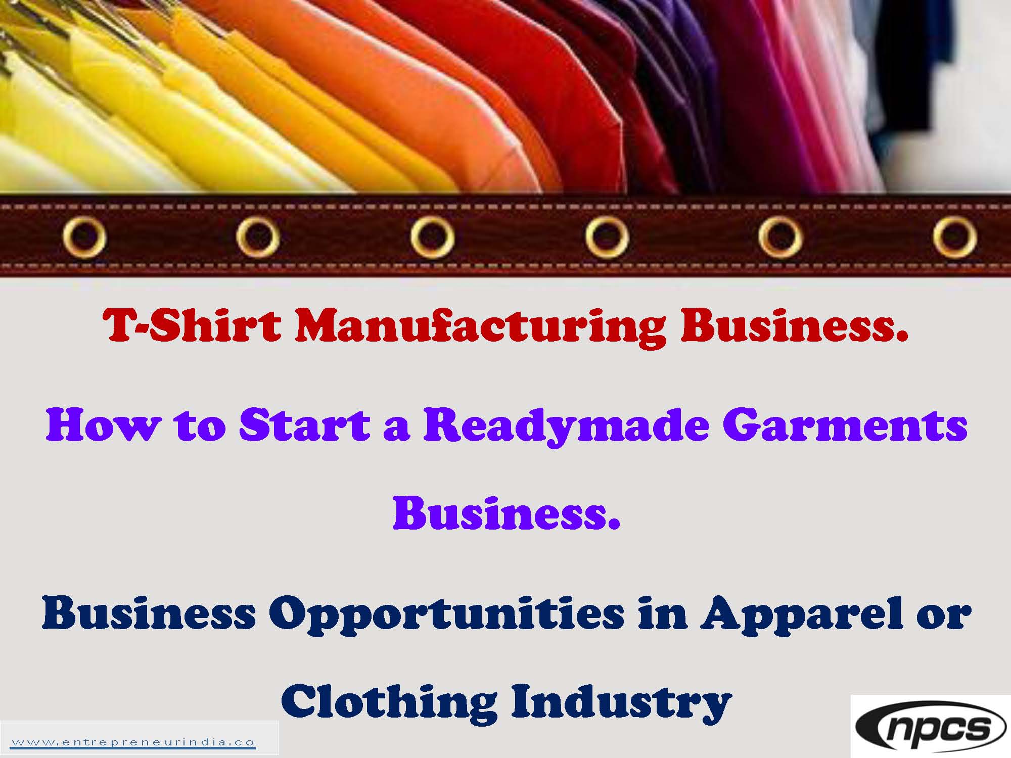 t shirt manufacturing business plan in india